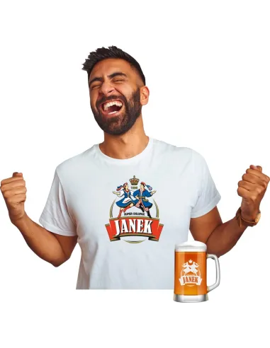 Koszulka + Kufel PREZENT na URODZINY 30 40 50 60