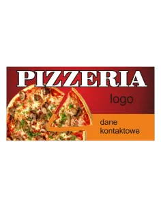 Baner reklamowy gotowe wzory banerów - Pizzeria