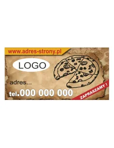 Baner reklamowy gotowe wzory banerów - Pizzeria