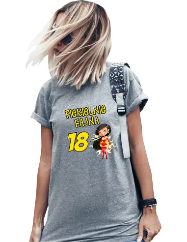 KOSZULKA NA URODZINY PREZENT dowolny WIEK nadruk