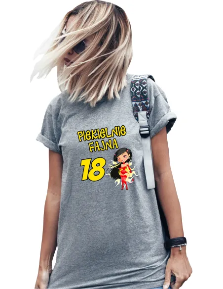 KOSZULKA NA URODZINY PREZENT dowolny WIEK nadruk