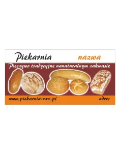 Baner reklamowy gotowe wzory banerów - Piekarnia