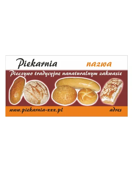 Baner reklamowy gotowe wzory banerów - Piekarnia