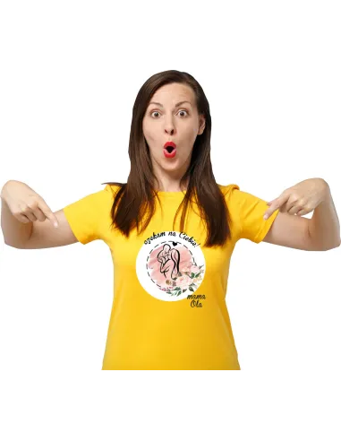 Koszulka z imieniem nadruk napis dla MAMY DZIECKO