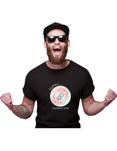 Koszulka z nadrukiem napis dla TATY DZIECKO