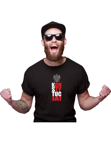 Koszulka z nadrukiem PREZENT KONSTYTUCJA ORZEŁ