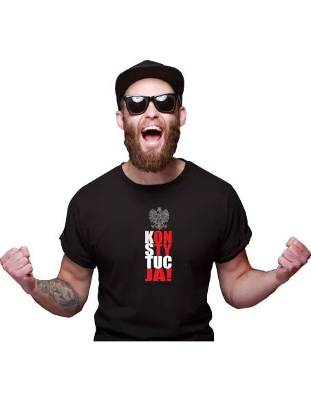 Koszulka z nadrukiem PREZENT KONSTYTUCJA ORZEŁ