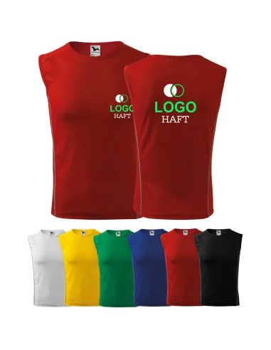 TOP Koszulka reklamowa Z HAFTEM NADRUKIEM LOGO x10