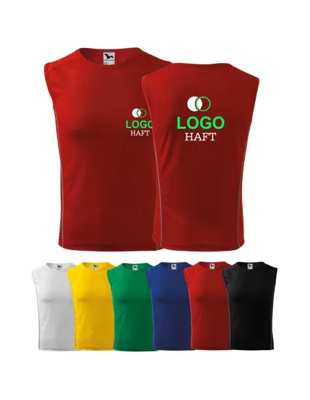 TOP Koszulka reklamowa Z HAFTEM NADRUKIEM LOGO x10