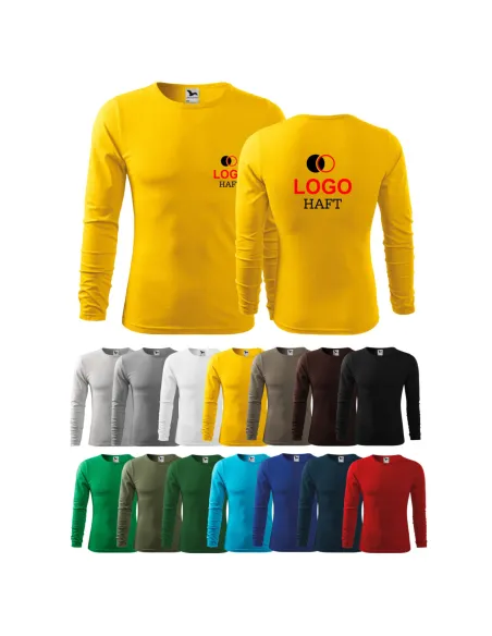 KOSZULKA MĘSKA Z WŁASNYM HAFTEM NADRUKIEM LOGO x10