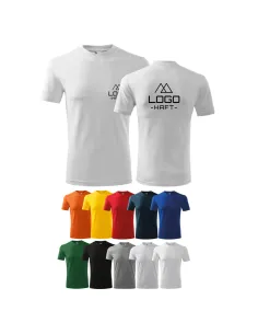 KOSZULKA Z WŁASNYM HAFTEM NADRUKIEM LOGO Reklamą