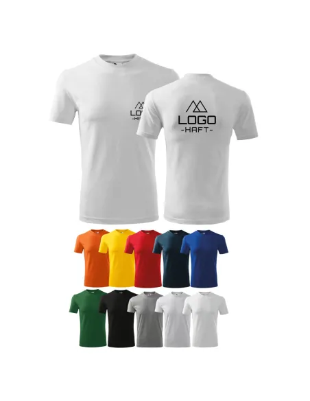 KOSZULKA Z WŁASNYM HAFTEM NADRUKIEM LOGO Reklamą