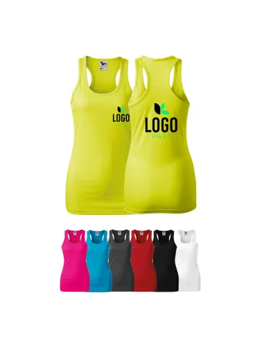 Damski Bezrękawnik Firmowy Z HAFTEM LOGO x5