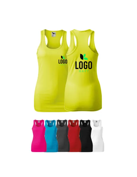 Damski Bezrękawnik Firmowy Z HAFTEM LOGO x5