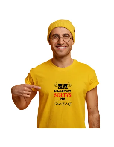 Koszulka z nadrukiem PREZENT NAJLEPSZY SOŁTYS