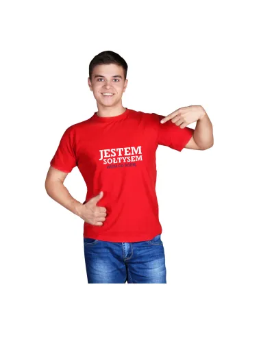 Koszulka z nadrukiem PREZENT JESTEM SOŁTYSEM