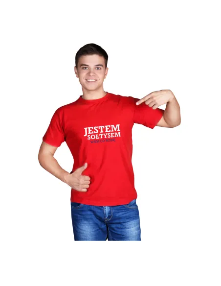 Koszulka z nadrukiem PREZENT JESTEM SOŁTYSEM