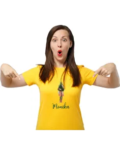 Koszulka z imieniem PREZENT ŚWIĄTECZNY CHOINKA