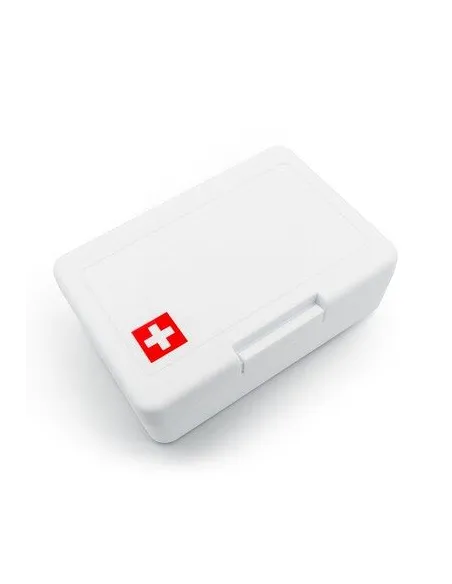 Apteczka w plastikowym opakowaniu 64 el. z nadrukiem UV LOGO 10  szt