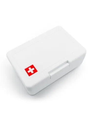 Apteczka w plastikowym opakowaniu 64 el. z nadrukiem UV LOGO 20  szt