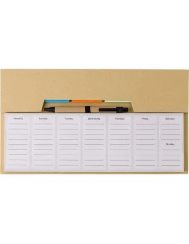 Zestaw do notatek, karteczki samoprzylepne z nadrukiem UV LOGO 200 szt