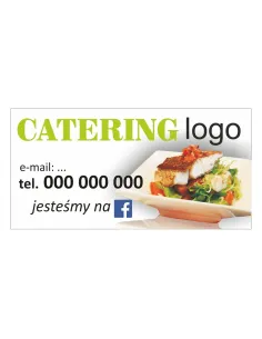 Baner reklamowy gotowe wzory banerów - Catering