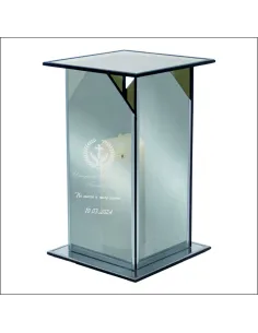 Ekskluzywny lustrzany szklany znicz PERSONALIZOWANY GRAWEROWANY dla SZWAGRA