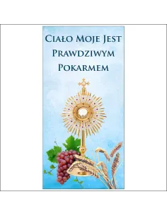 BANER NA BOŻE CIAŁO piękna dekoracja ołtarza baner religijny gotowe wzory