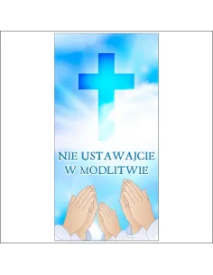 Banery na uroczystość Bożego Ciała dekoracja kościoła ołtarza RÓŻNE WZORY 150x300 cm