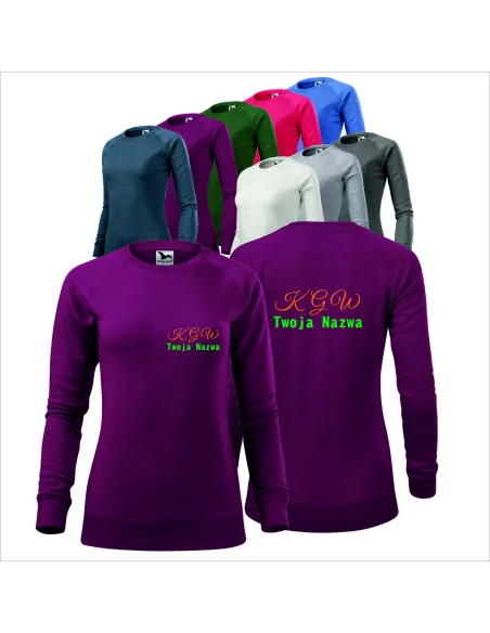 BLUZA DAMSKA Z DOWOLNYM HAFTEM koło gospodyń wiejskich twoja nazwa logo KGW