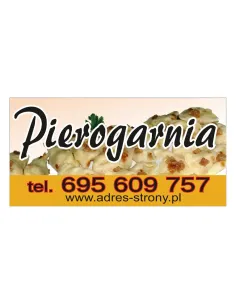 Baner reklamowy gotowe wzory banerów - Pierogarnia