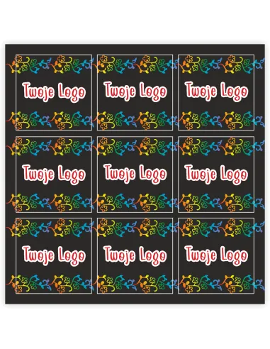 Naklejki z LOGO ETYKIETY REKLAMOWE WŁASNY NADRUK