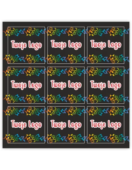 Naklejki z LOGO ETYKIETY REKLAMOWE WŁASNY NADRUK