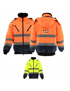 ODZIEŻ firmowa z HAFTEM Kurtka krótka ocieplana Z TWOIM LOGO NAPISEM 5 szt.