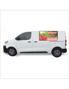 Reklama Naklejka na samochód 0,5 m2 SPRZEDAŻ MALIN