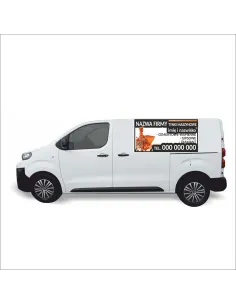 Reklama Naklejka na samochód 0,5 m2 TYNKI MASZYNOWE