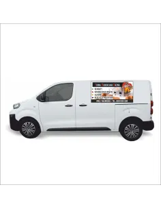 Reklama Naklejka na samochód 0,5 m2 FIRMA BUDOWLANA