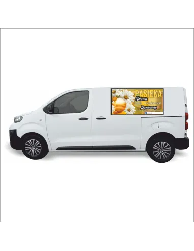Reklama Naklejka na samochód 0,5 m2 PASIEKA
