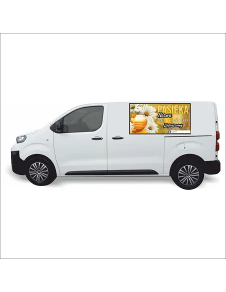 Reklama Naklejka na samochód 0,5 m2 PASIEKA