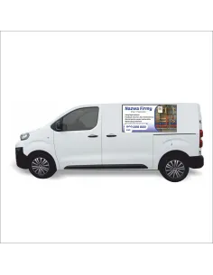 Reklama Naklejka na samochód 0,5 m2 USŁUGI HYDRAULICZNE