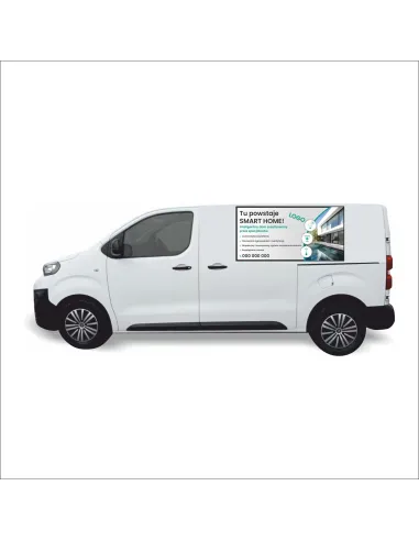 Reklama Naklejka na samochód 0,5 m2 SMART HOME