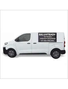 Reklama Naklejka na samochód 0,5 m2 BALUSTRADY