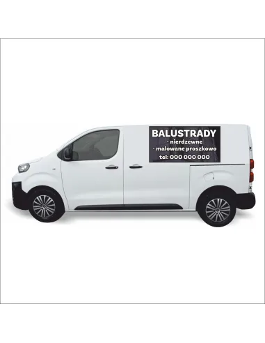Reklama Naklejka na samochód 0,5 m2 BALUSTRADY