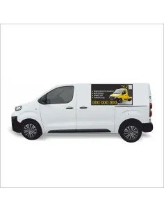 Reklama Naklejka na samochód 0,5 m2 AUTO POMOC/ LAWETA