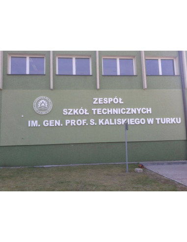 Pojedyncza litera ze styroduru - wysokość 20 cm grubość 3 cm - niemalowana