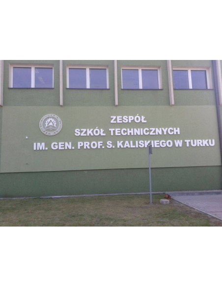 Pojedyncza litera ze styroduru - wysokość 20 cm grubość 3 cm - niemalowana