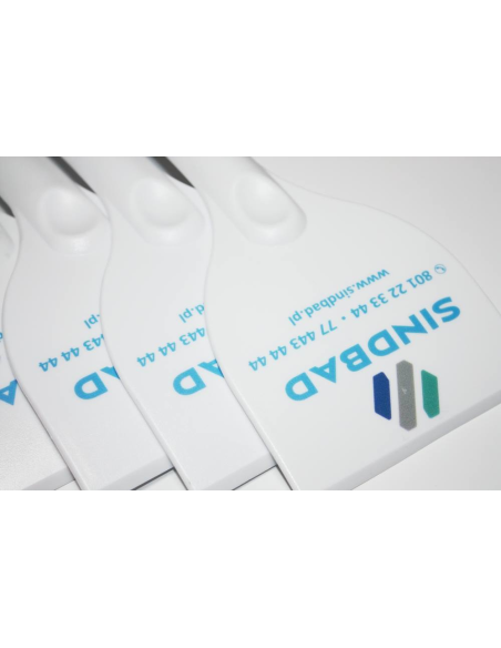 REKLAMOWE PUDEŁKO ŚNIADANIOWE z nadrukiem UV LOGO 10  szt