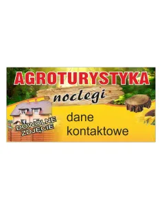 Baner reklamowy gotowe wzory banerów - Agroturystyka