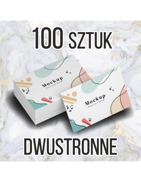 WIZYTÓWKI 100 szt. 48h szybki druk EXPRES 2 strony