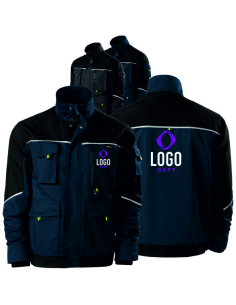 KURTKA/BLUZA ROBOCZA Z WŁASNYM HAFTEM NADRUKIEM LOGO 5 SZTUK